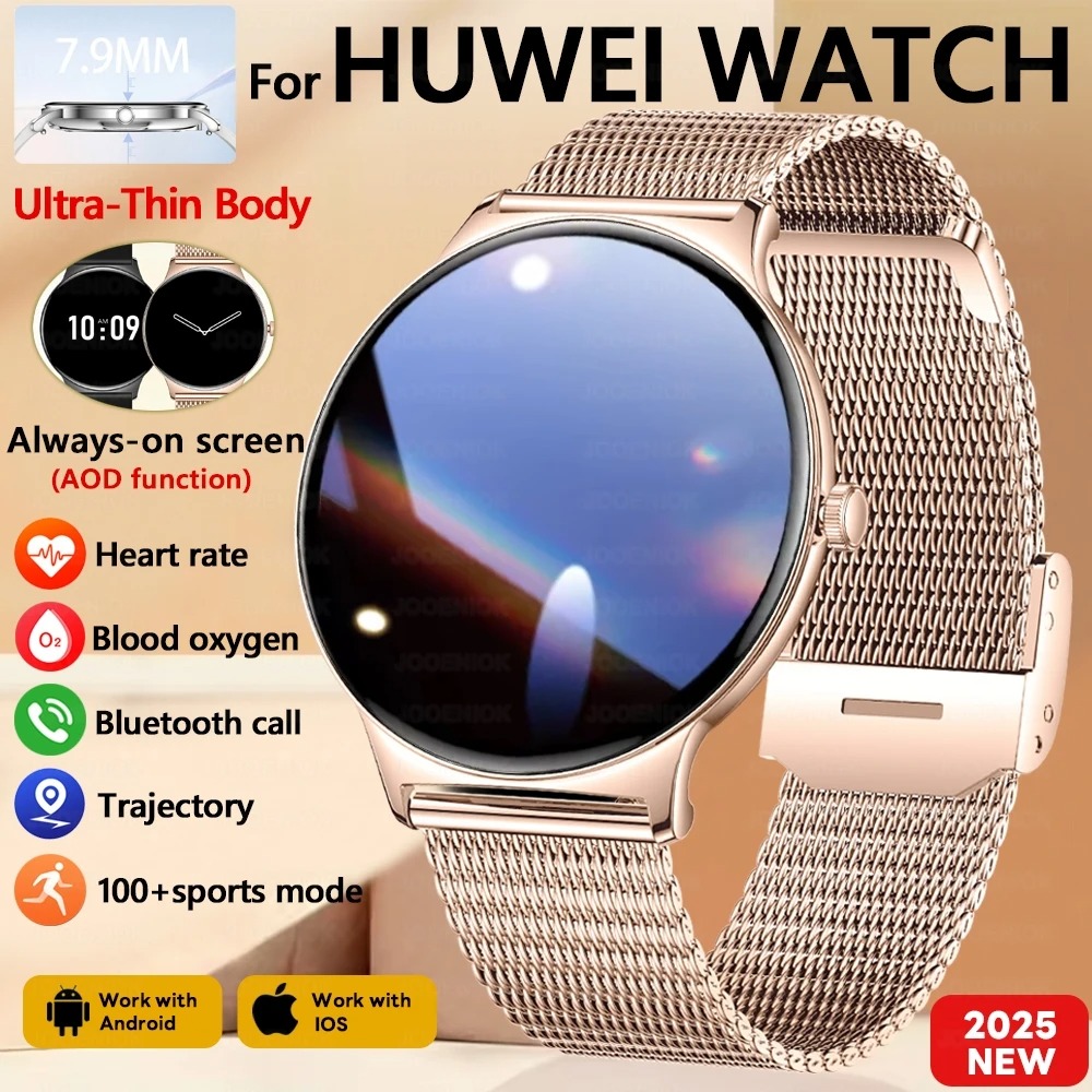 Smartwatch New Watches For Women - For Huawei New Ultra Slim AMOLED