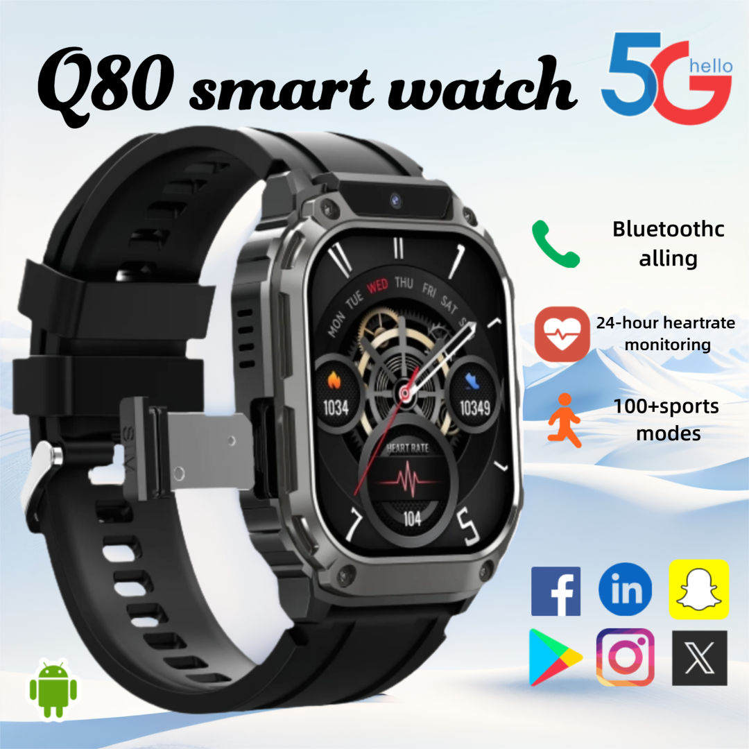 Smartwatch Health Watches For Men - Q80 Men Smartwatch with 1.95-inch HD