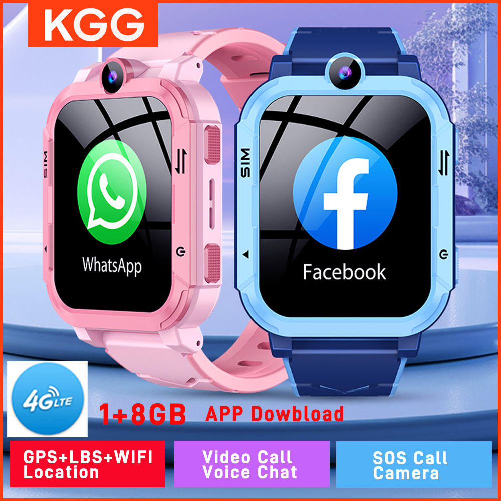 Smartwatch Watches For Kid Boy Waterproof - 4G Kids Smart Watch 1+8GB GPS
