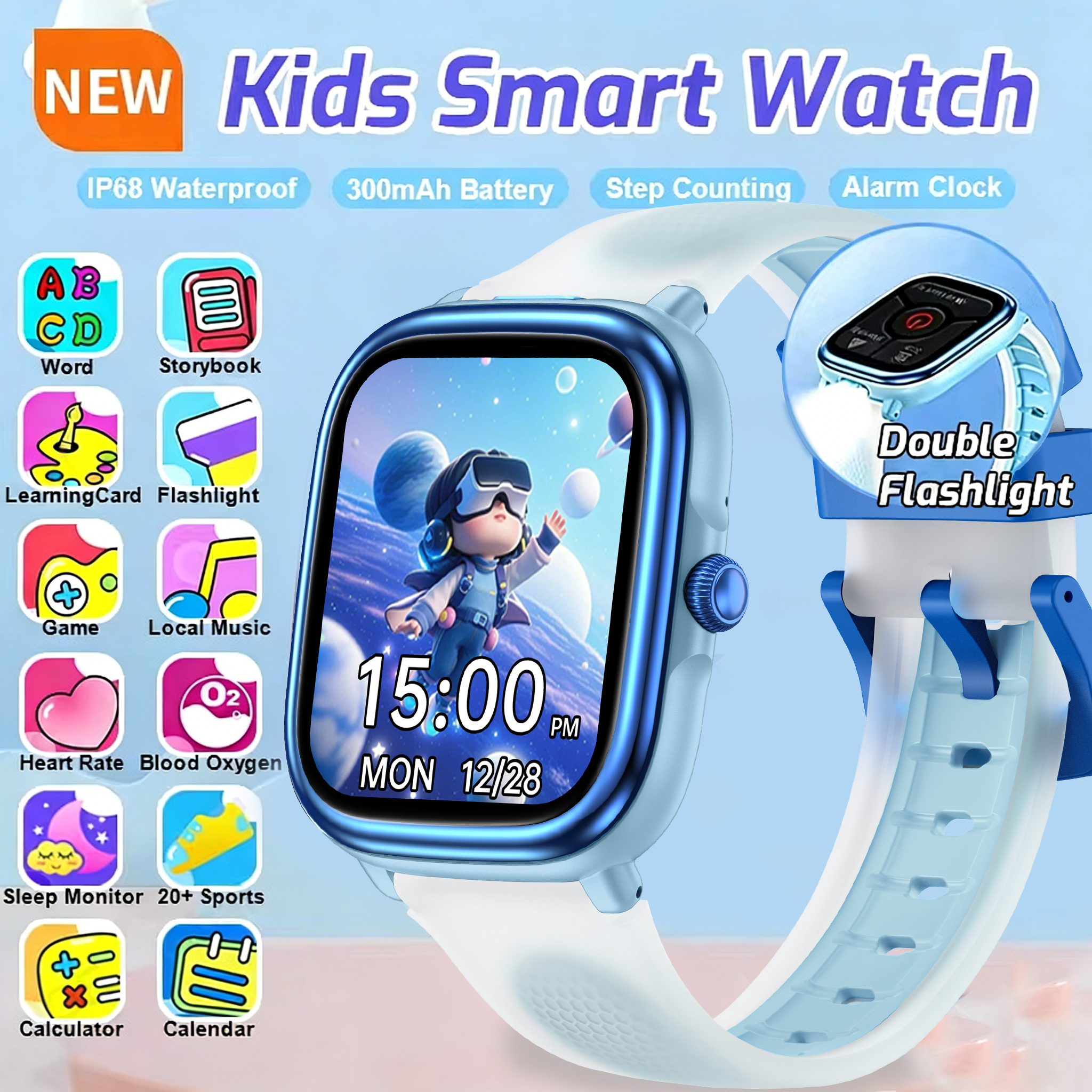 Smartwatch Watches For Girls Kids - New Kids Study Smart Watch 1.83
