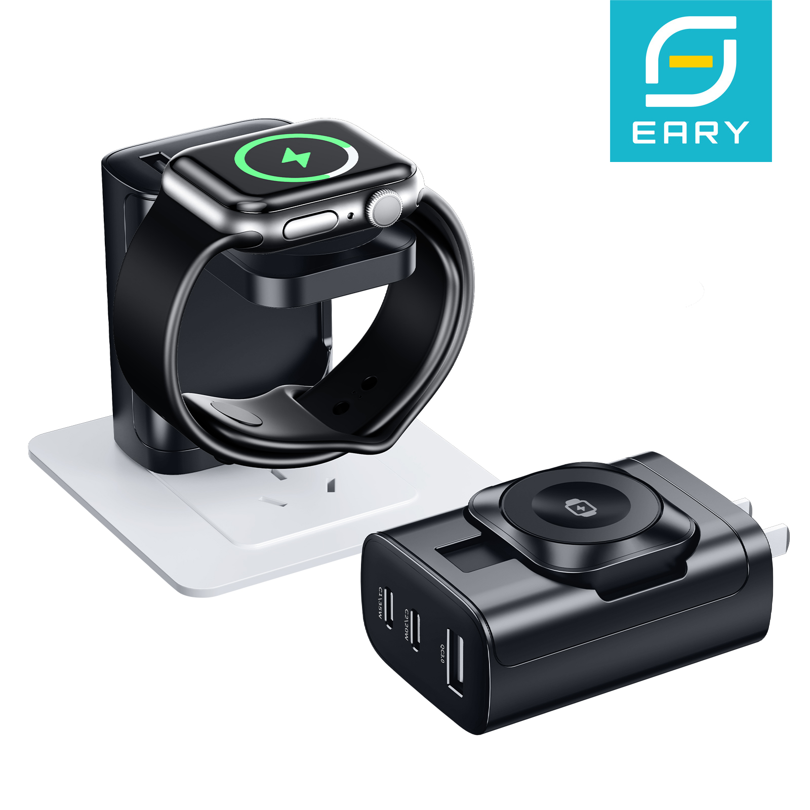 Smartwatch Watches For Iphone - Eary 40W for Apple Charging Block