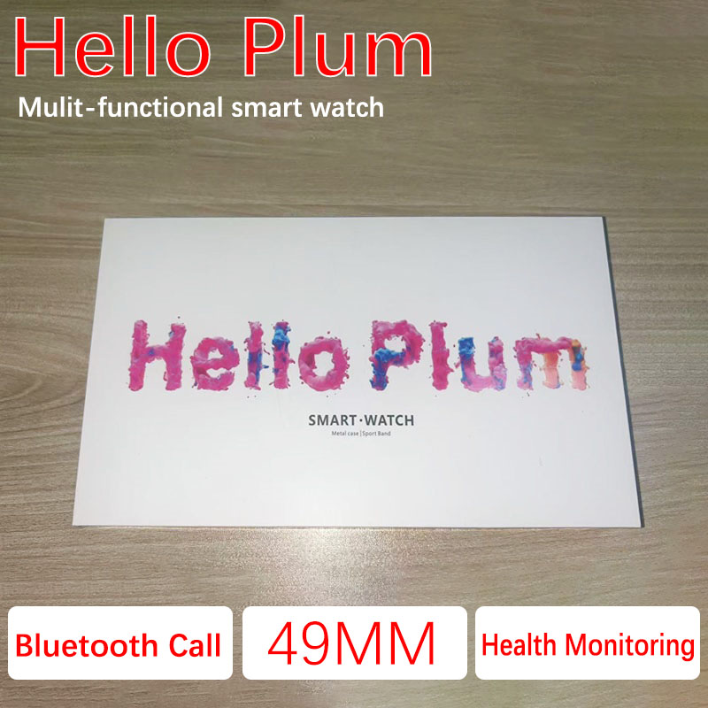 Smartwatch New Watches For Women - New Hello Plum Smart Watch Men