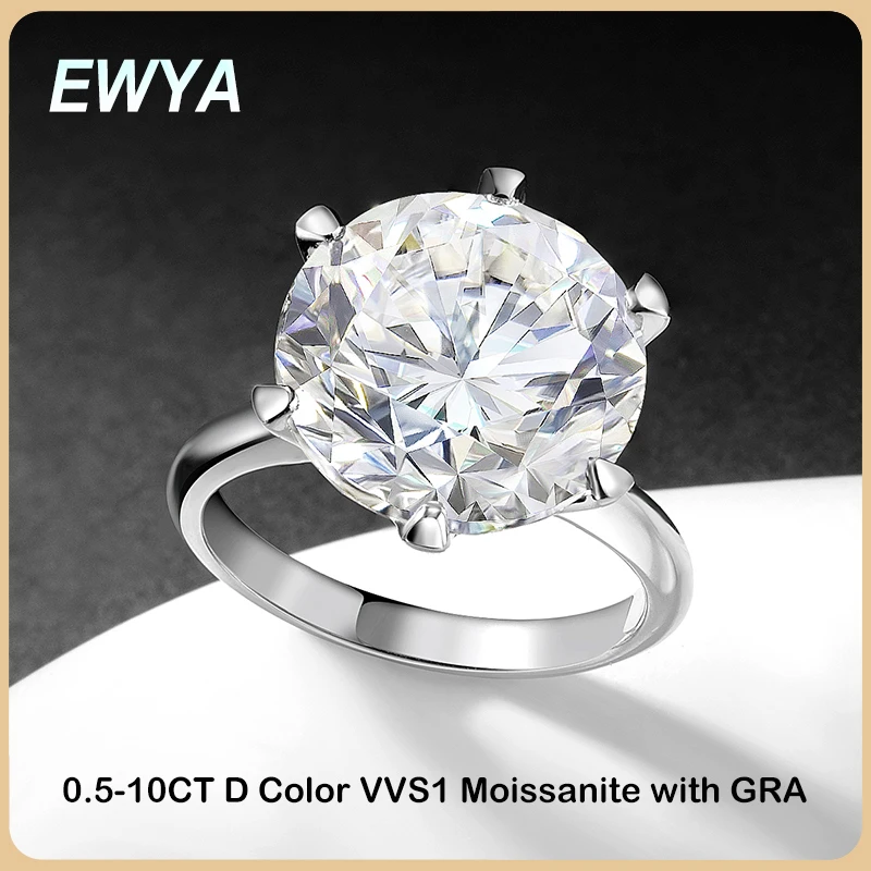 Luxury Ceramic Watch - EWYA GRA Certified 0.5-10CT D Color