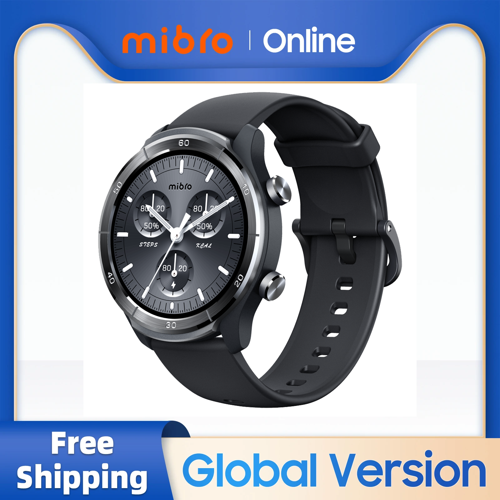Smartwatch Health Watches For Men - Mibro A3 Smartwatch GPS Positioning Bluetooth