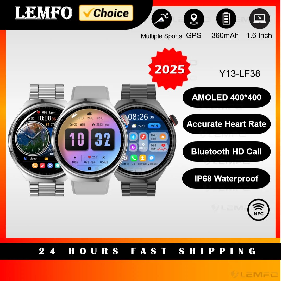Smartwatch Nothing Watches - 2025 LF38 Smart Watch Gift NFC
