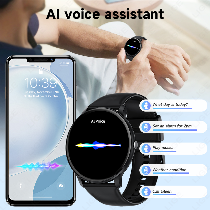 LIGE Bluetooth Call Women Smar - Smartwatch Latest Watches For Men avis et prix