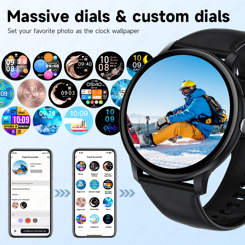 LIGE Bluetooth Call Women Smar - Smartwatch Latest Watches For Men avis et prix