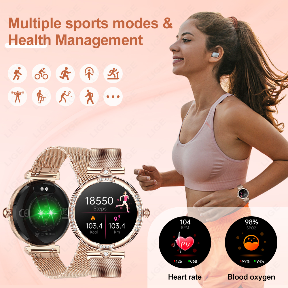 LIGE Fashion Woman Smartwatch  - Smartwatch Latest Watches For Men avis et prix