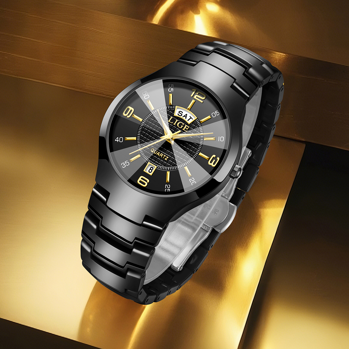 LIGE Fashion Elegant Women's W - Luxury Ceramic Watch avis et prix