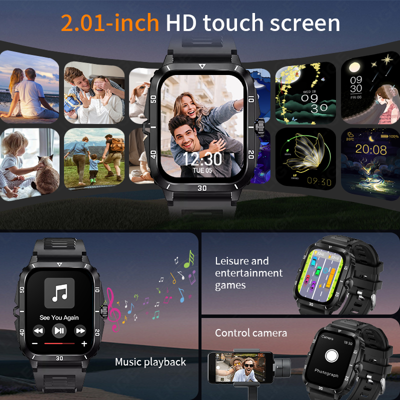 2.01 Screen Smart Watch Blueto - Smartwatch Latest Watches For Men avis et prix