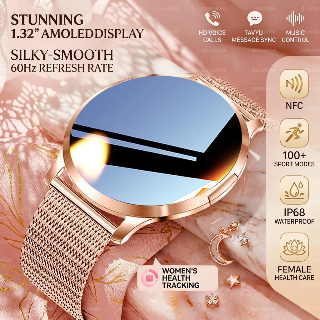2026New Stylish Women NFC Smar - Smartwatch Stylish Watches For Women avis et prix