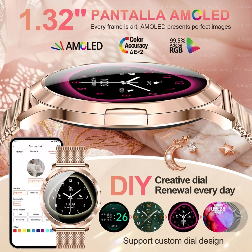 2026New Stylish Women NFC Smar - Smartwatch Stylish Watches For Women avis et prix