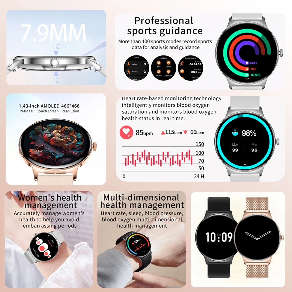 For Huawei New Ultra Slim AMOL - Smartwatch New Watches For Women avis et prix