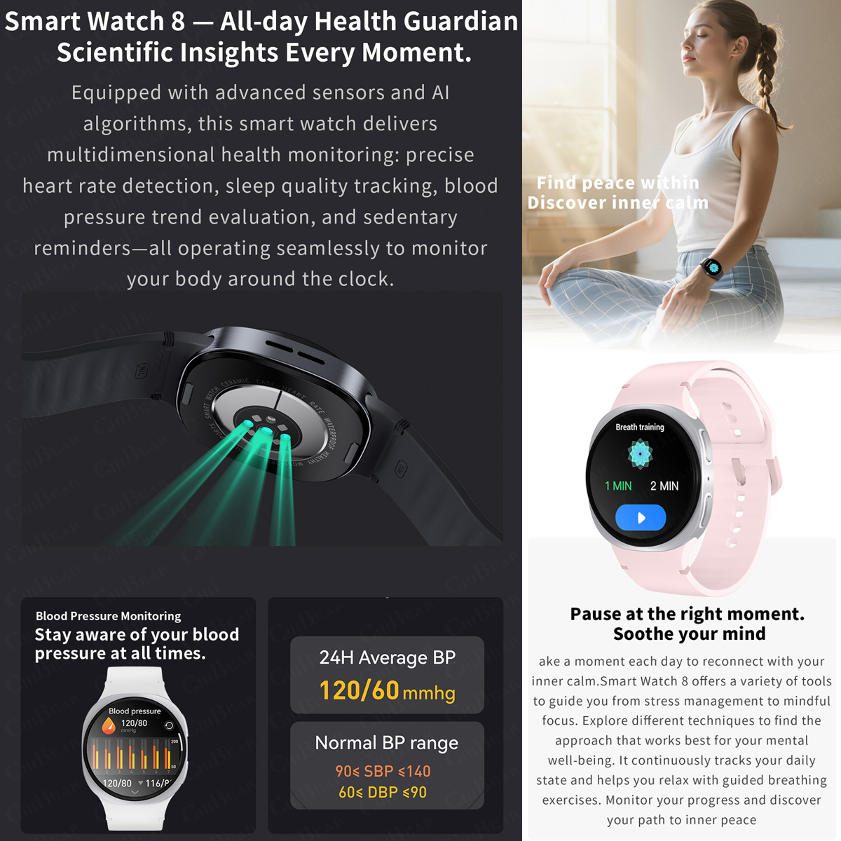 2026 New Watches 8 Mini GPS Tr - Smartwatch New Watches For Women avis et prix