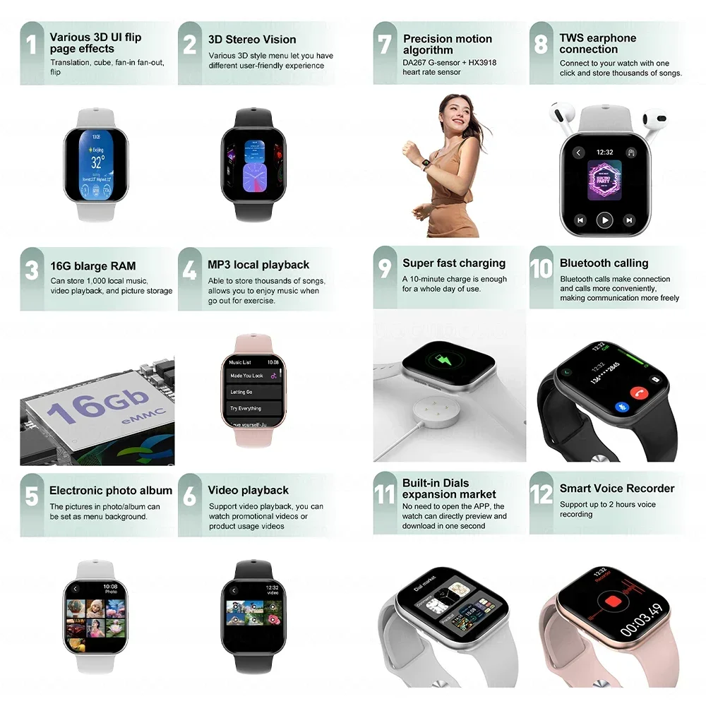 2025 New Original for Apple DT - Smartwatch New Watches For Women avis et prix