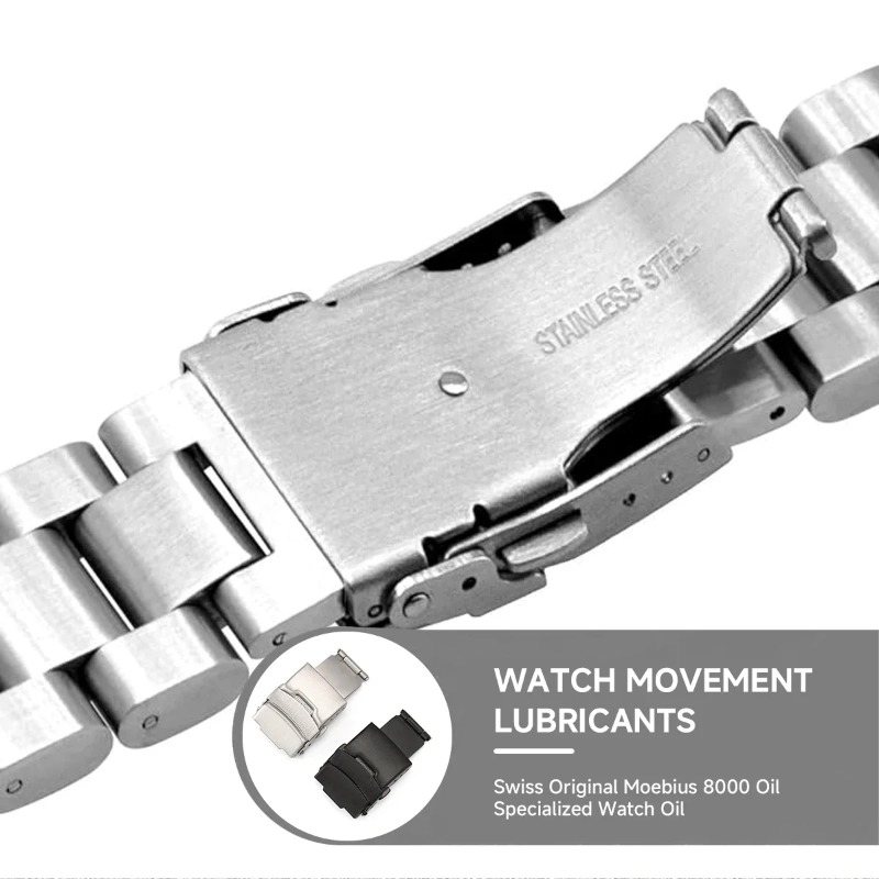 316L Solid Stainless Steel Buc - Replacement Watch Bracelet avis et prix
