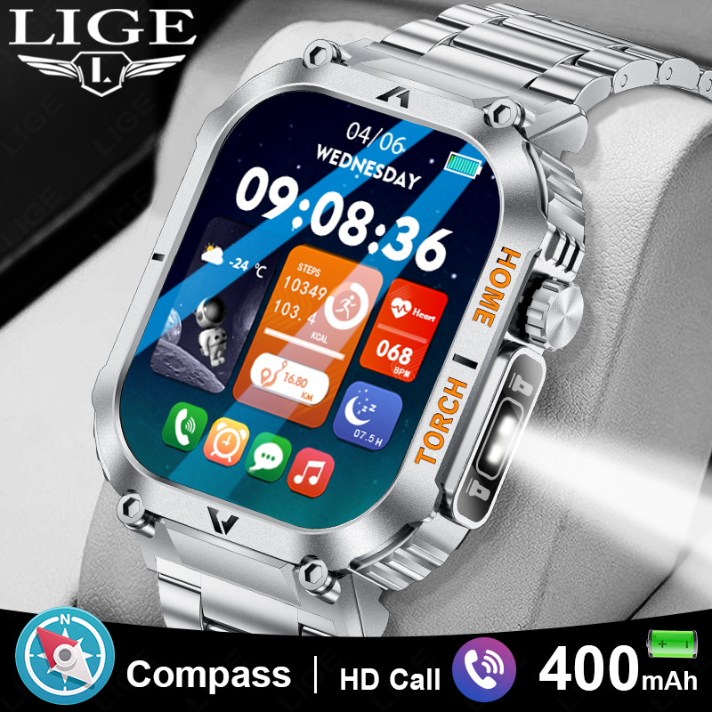 LIGE Men Outdoor Smartwatch 20 - Smartwatch Latest Watches For Men avis et prix
