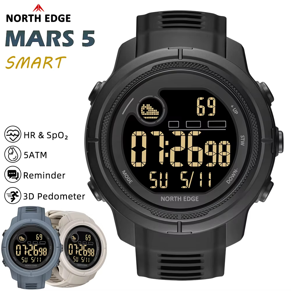 NORTH EDGE NEW MARS 5 Men's Di - Smartwatch New Watches For Women avis et prix