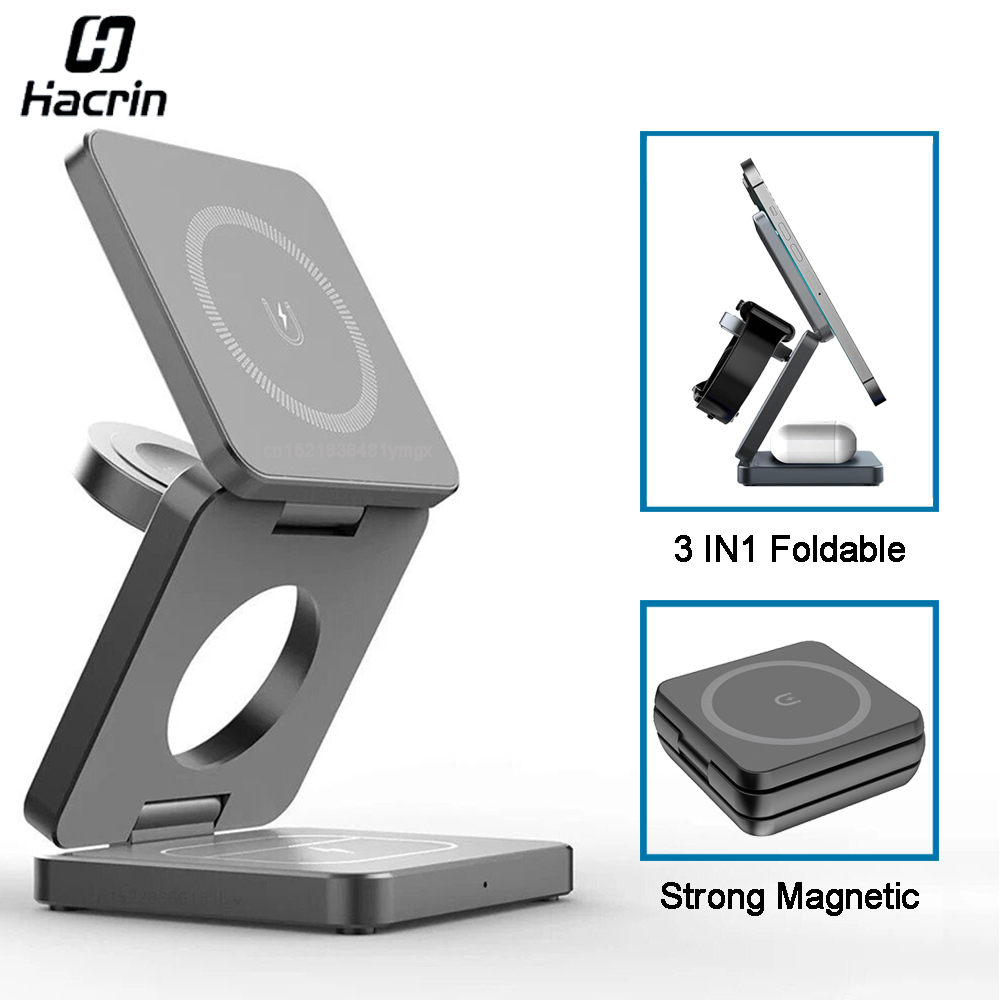 Wireless Charger 3 in 1 Foldab - Smartwatch Watches For Iphone avis et prix
