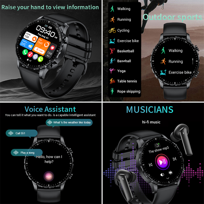 LIGE Outdoor Waterproof Smart  - Smartwatch Latest Watches For Men avis et prix