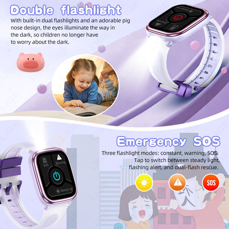 LIGE 2026 New Children Learnin - Smartwatch Watches For Kid Boy Waterproof avis et prix