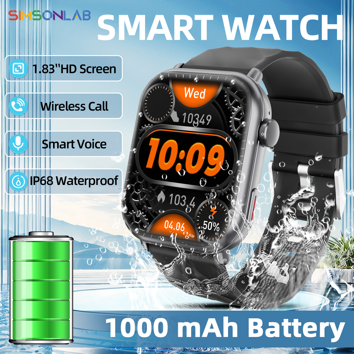 2025 NEW Hot Smartwatch 1.83'' - Smartwatch New Watches For Women avis et prix