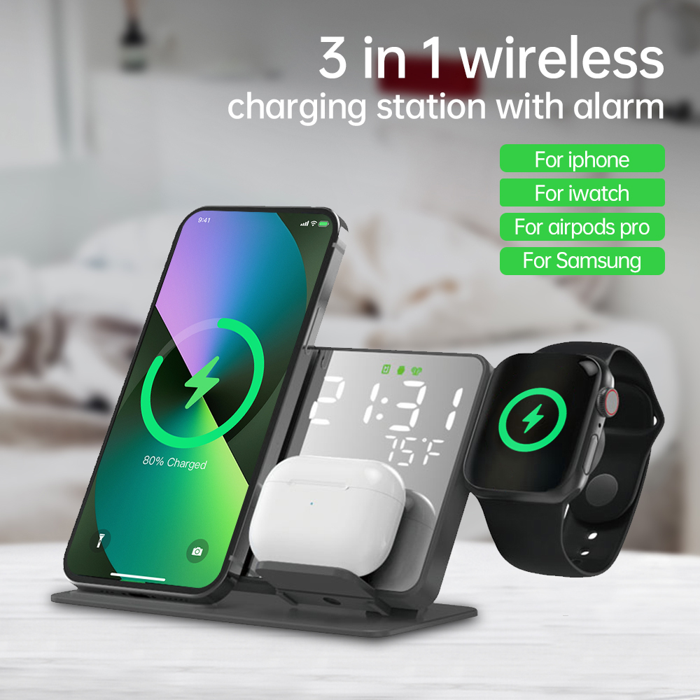 3 in 1 Wireless Charger For iP - Smartwatch Watches For Iphone avis et prix