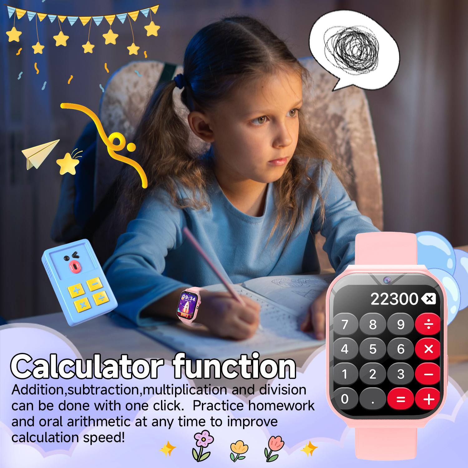 Study Partners for Kids HD Cam - Smartwatch Watches For Kid Boy Waterproof avis et prix
