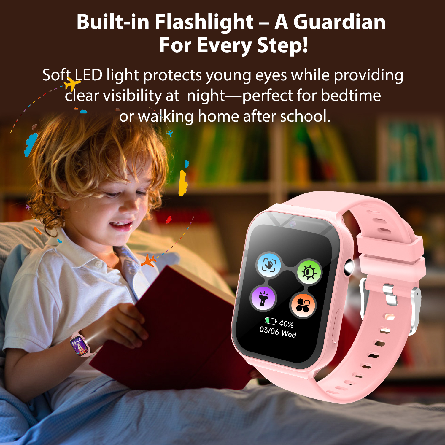 Study Partners for Kids HD Cam - Smartwatch Watches For Kid Boy Waterproof avis et prix