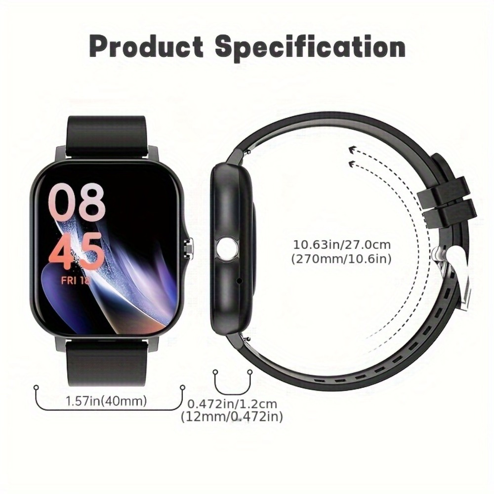 Supports Texts Calorie Counter - Smartwatch Stylish Watches For Women avis et prix