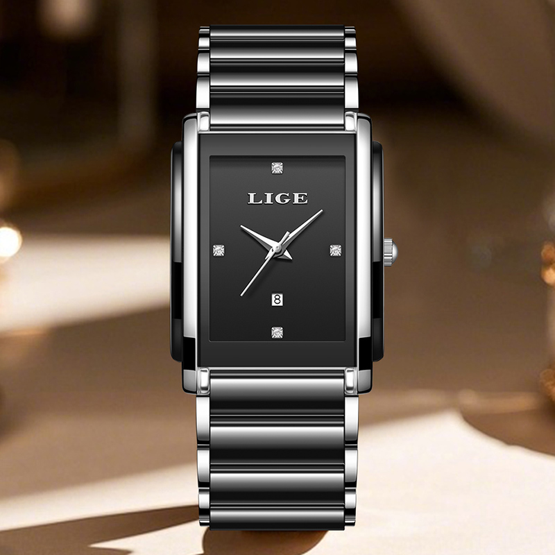 LIGE New Luxury Women Watches  - Luxury Ceramic Watch avis et prix