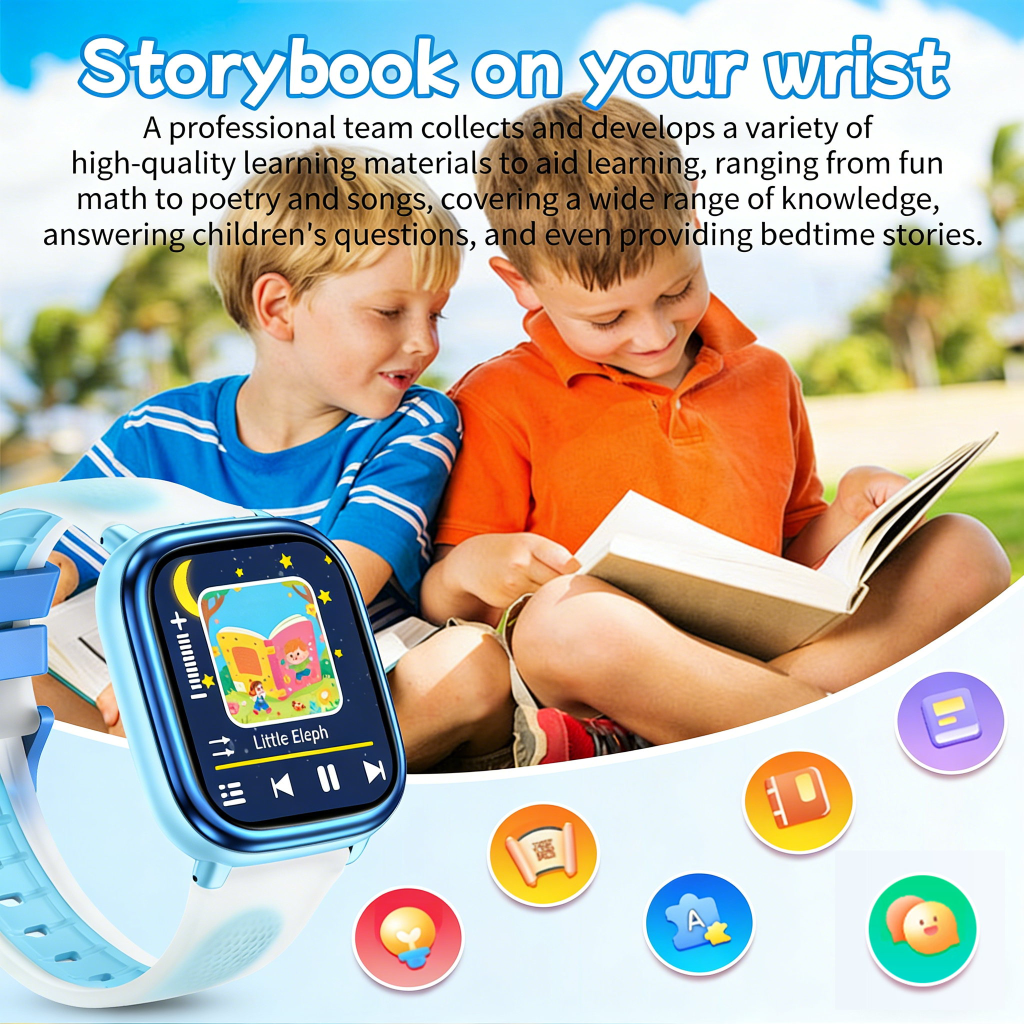 New Kids Study Smart Watch 1.8 - Smartwatch Watches For Girls Kids avis et prix