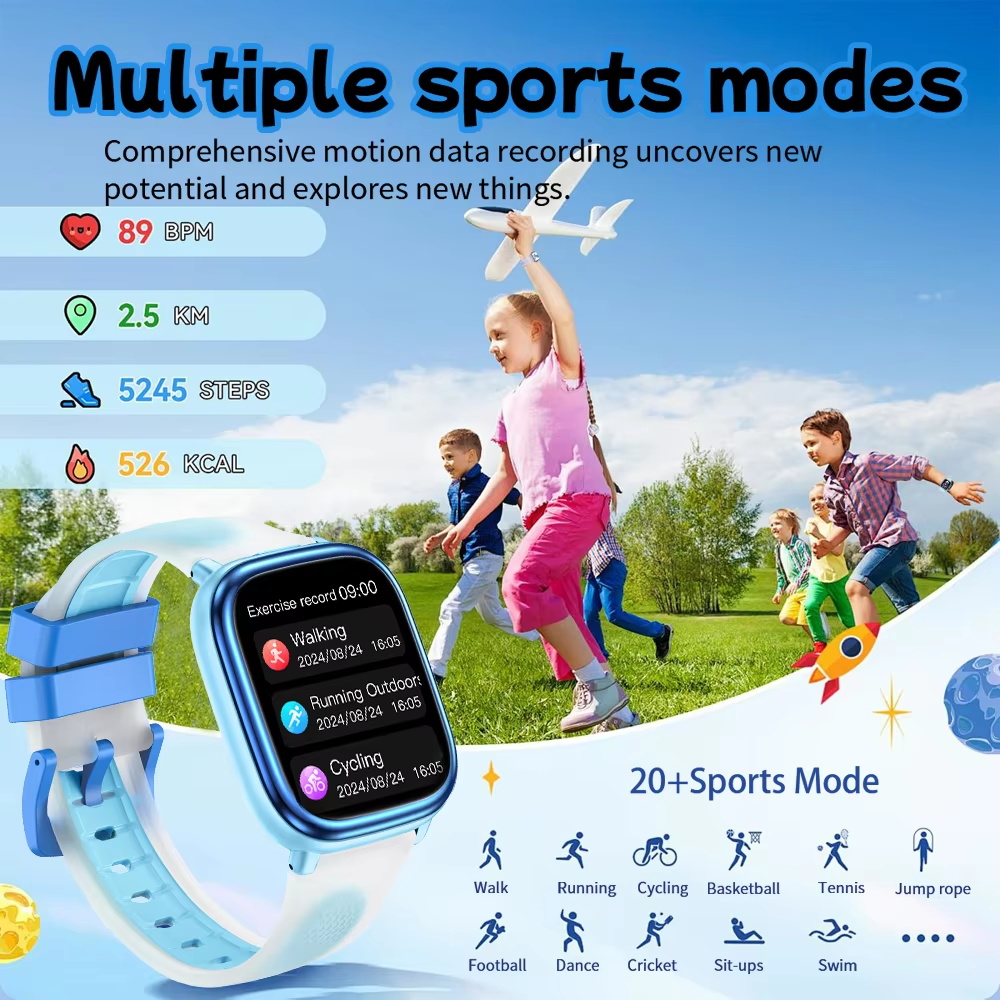 New Kids Study Smart Watch 1.8 - Smartwatch Watches For Girls Kids avis et prix