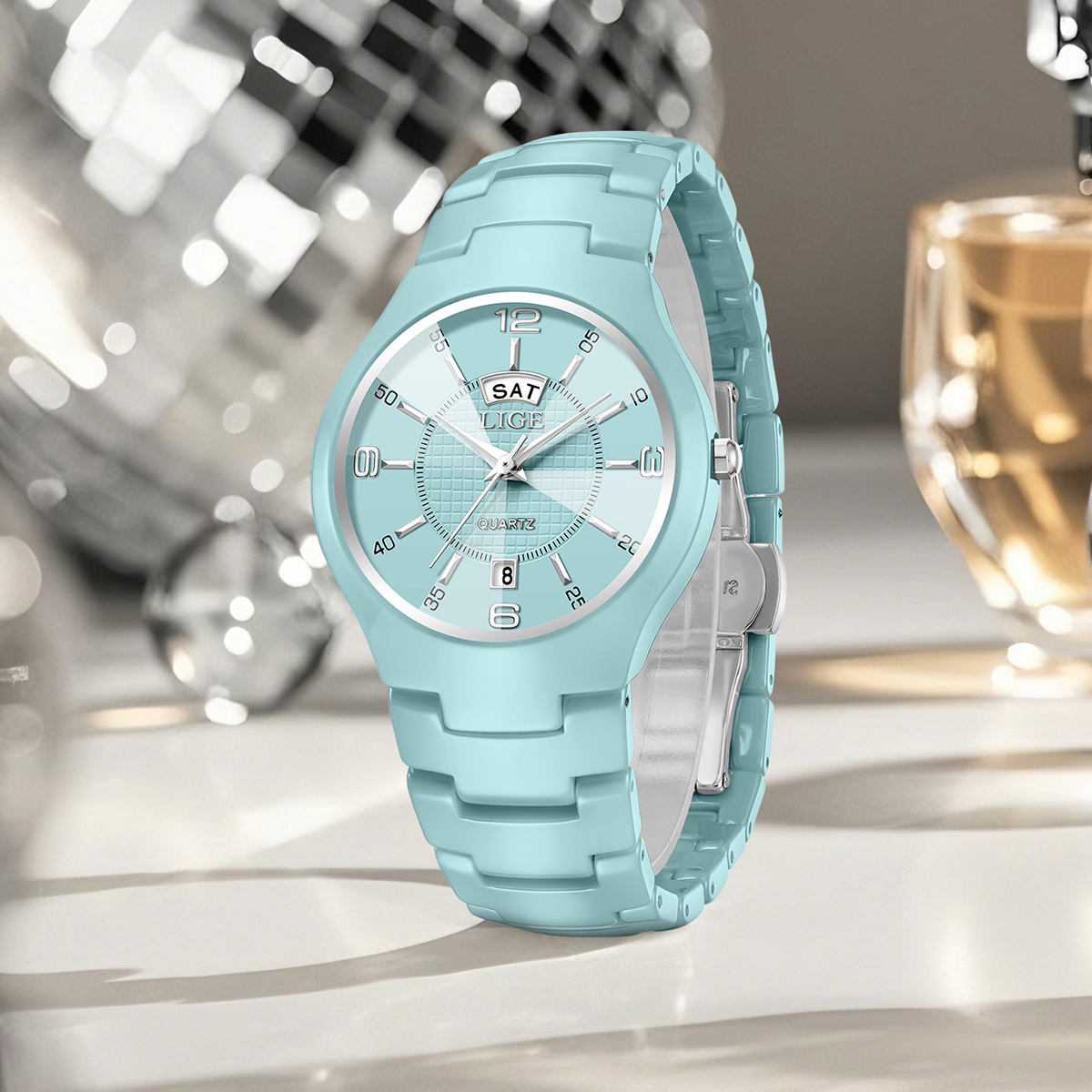 LIGE Luxury Elegant Quartz Wom - Luxury Ceramic Watch avis et prix