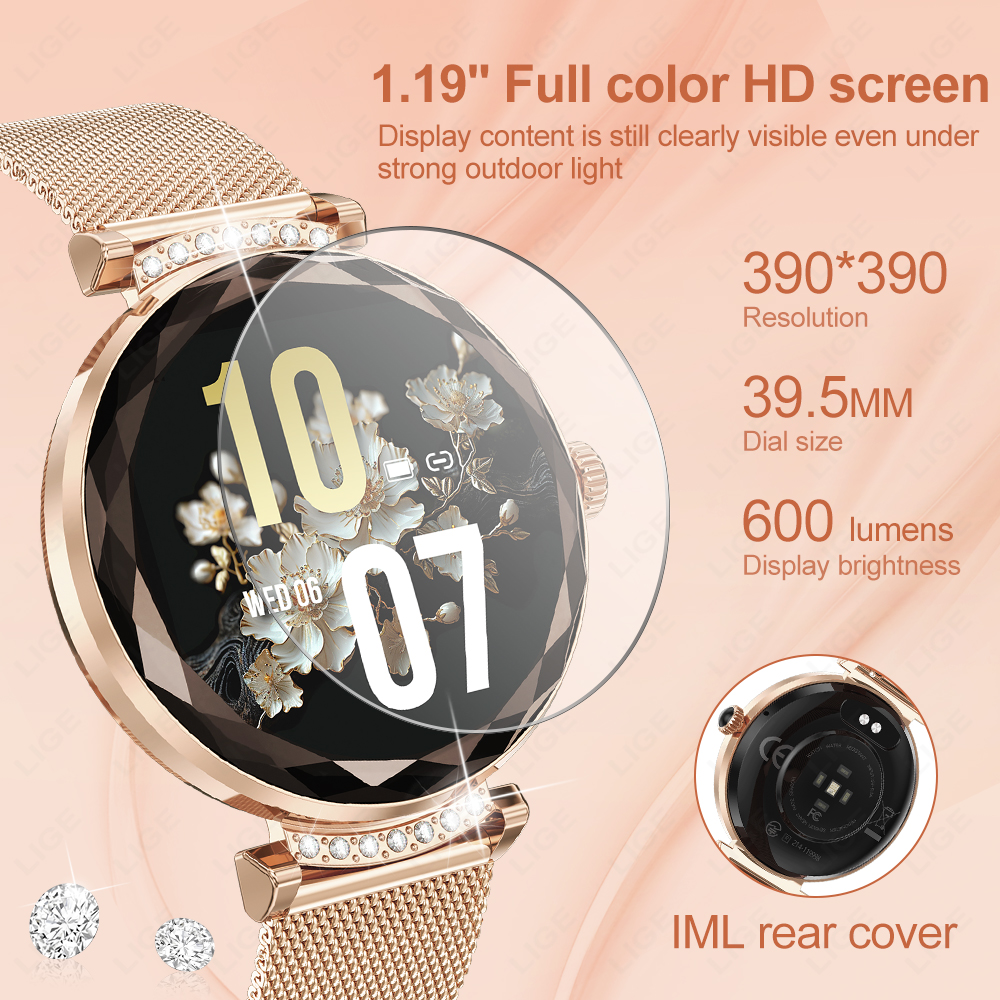LIGE Fashion Ladies Smart Watc - Smartwatch Latest Watches For Men avis et prix