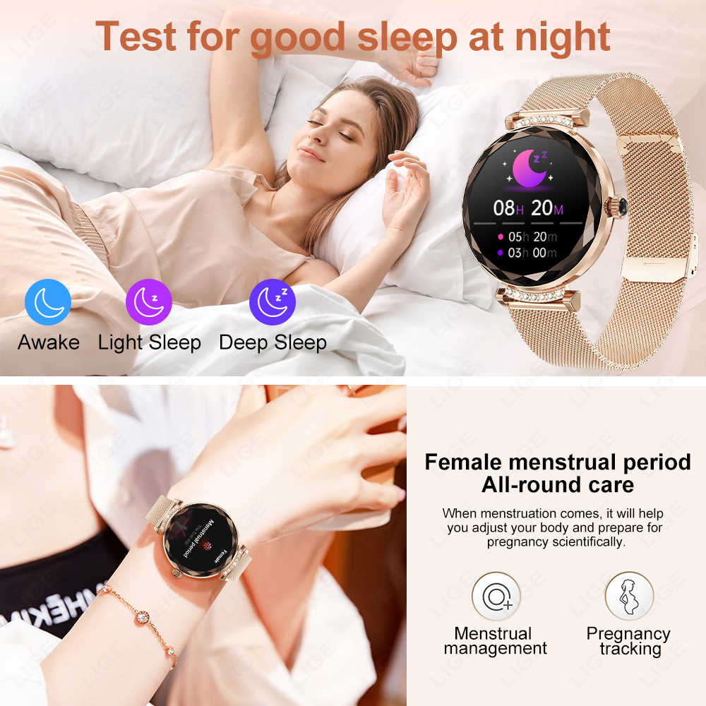 LIGE Fashion Ladies Smart Watc - Smartwatch Latest Watches For Men avis et prix