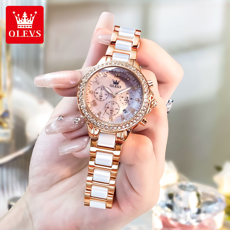 OLEVS 9999 Women Watch Brand O - Luxury Ceramic Watch avis et prix