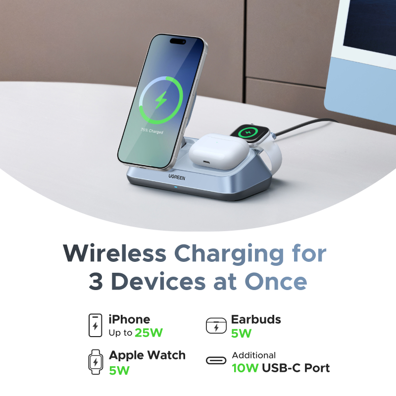 UGREEN Qi2 25W MAX Magnetic Wi - Smartwatch Watches For Iphone avis et prix