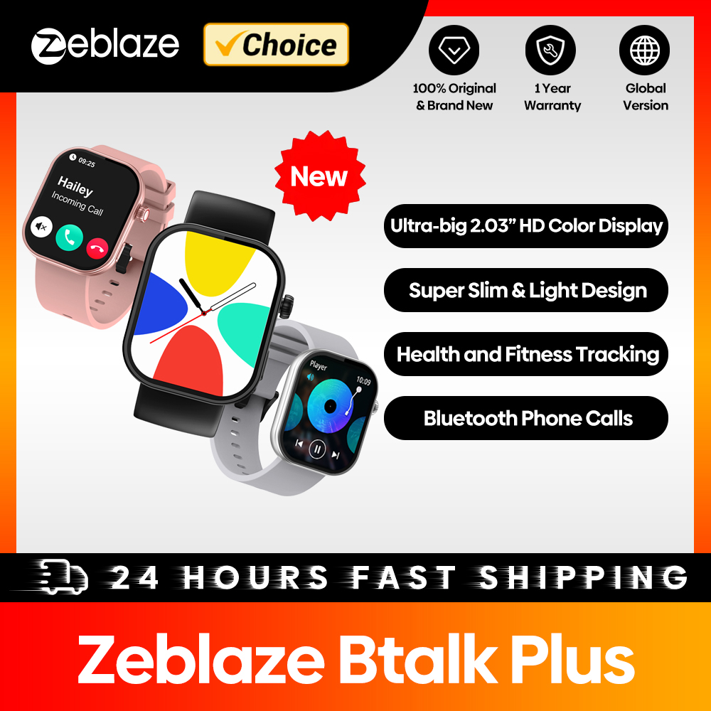 New Zeblaze Btalk Plus Voice C - Smartwatch New Watches For Women avis et prix