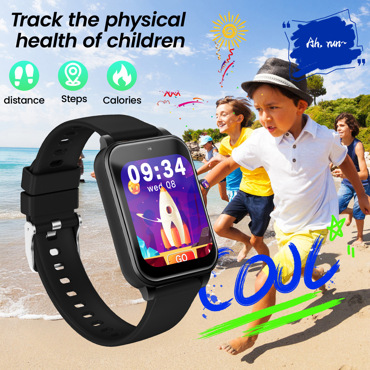 2026 New Children's Smart Watc - Smartwatch Watches For Kid Boy Waterproof avis et prix