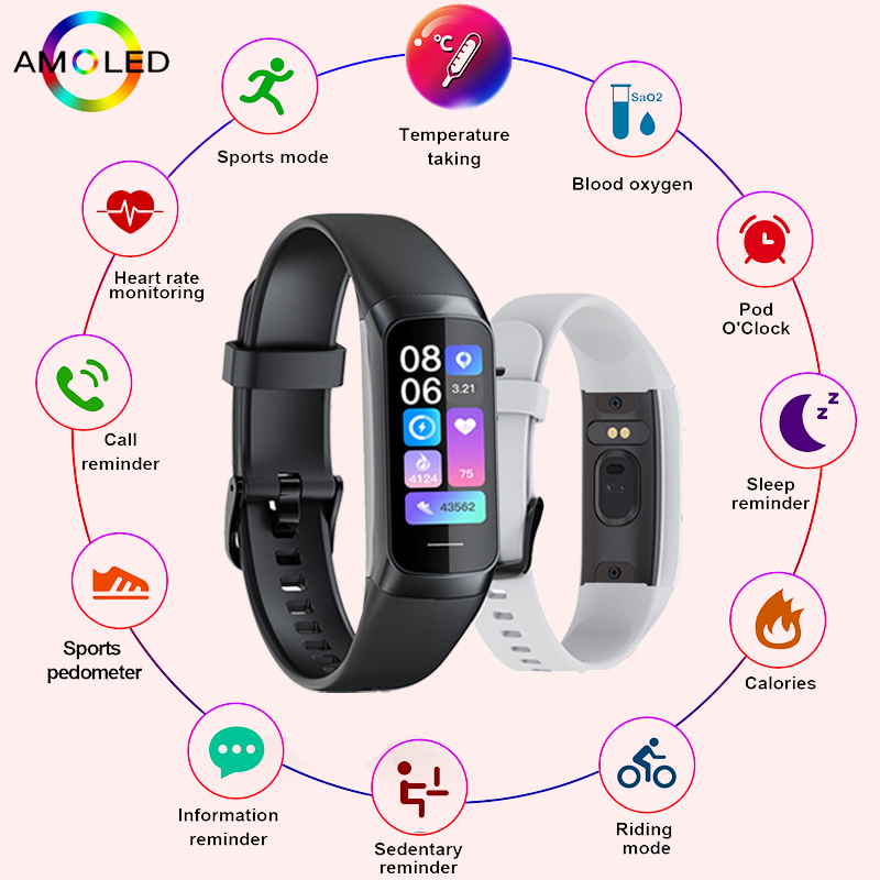LIGE 1.1 Inch Amoled Heart Rat - Smartwatch Health Watches For Men avis et prix