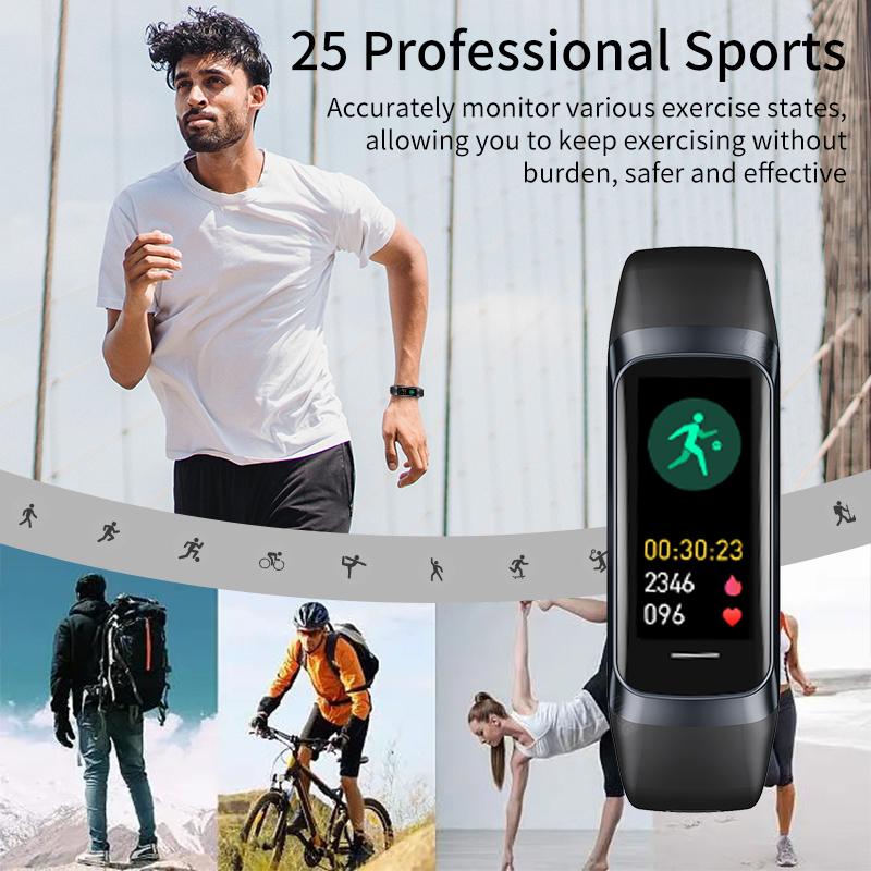 LIGE 1.1 Inch Amoled Heart Rat - Smartwatch Health Watches For Men avis et prix