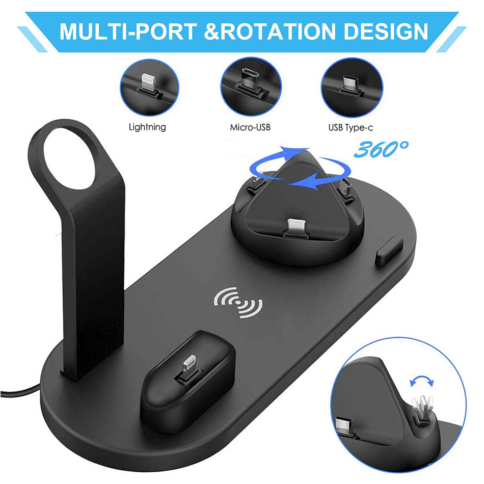 7 in 1 Wireless Charger Stand  - Smartwatch Watches For Iphone avis et prix
