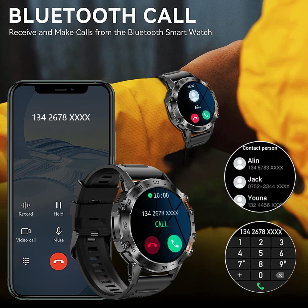 MEVADEN Steel 1.39 inch Men Lu - Smartwatch Health Watches For Men avis et prix