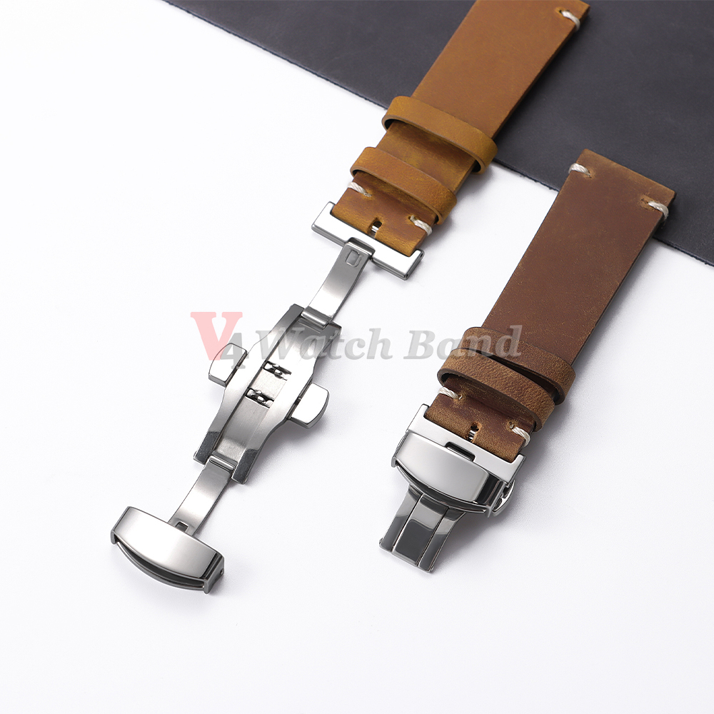 Polished Matte Double Button W - Replacement Watch Bracelet avis et prix