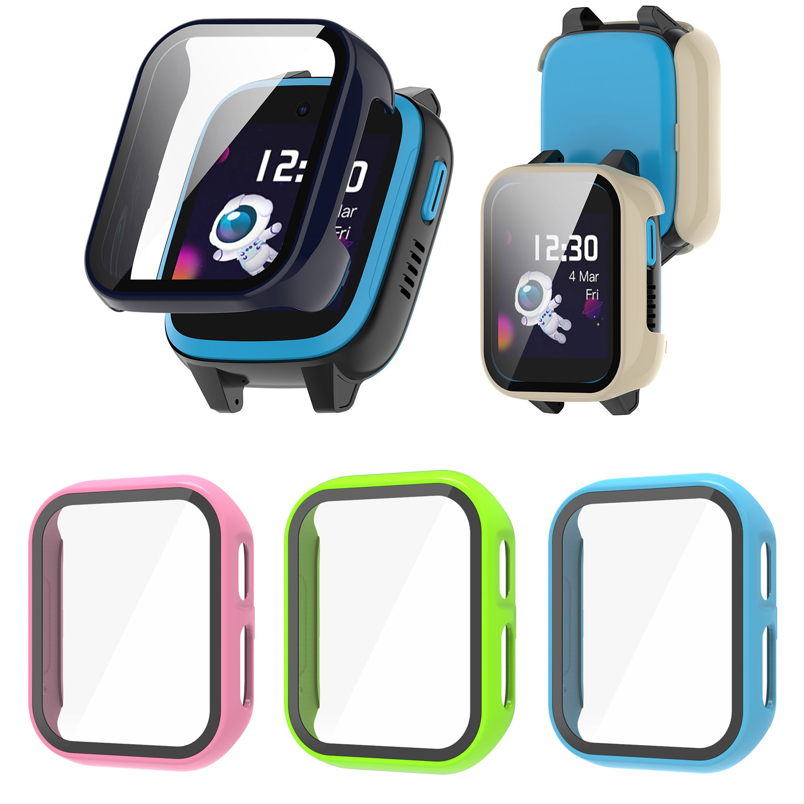 Hard Edge Shell Glass Screen P - Smartwatch Watches Kids avis et prix