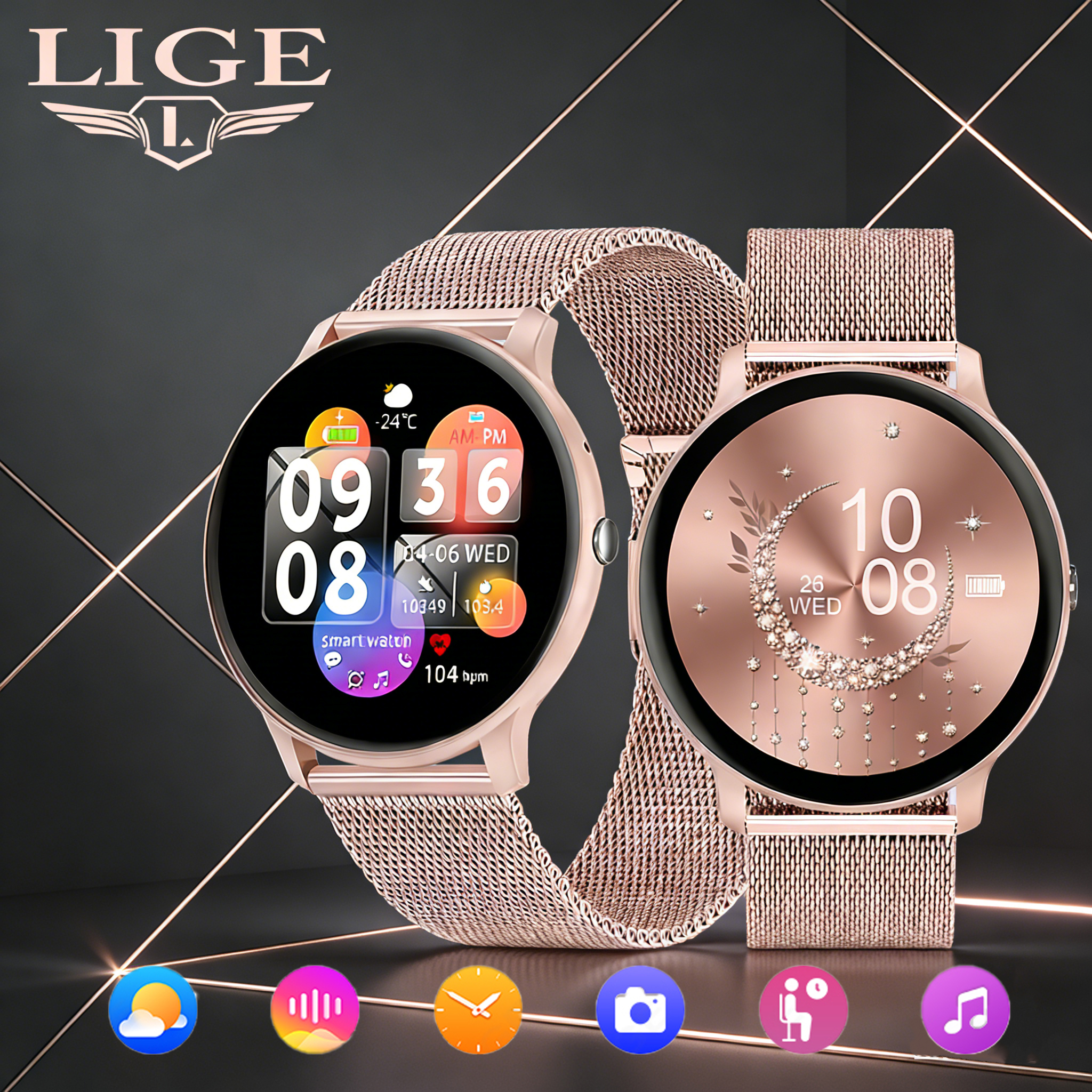 LIGE 2026 Sports Fitness Watch - Smartwatch Latest Watches For Men avis et prix