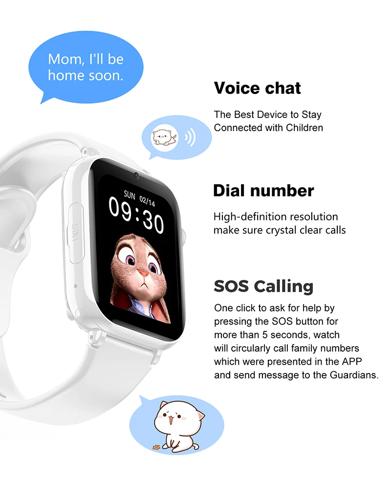 2025 Smart Watch Kids LBS Loca - Smartwatch Watches For Kid Boy Waterproof avis et prix
