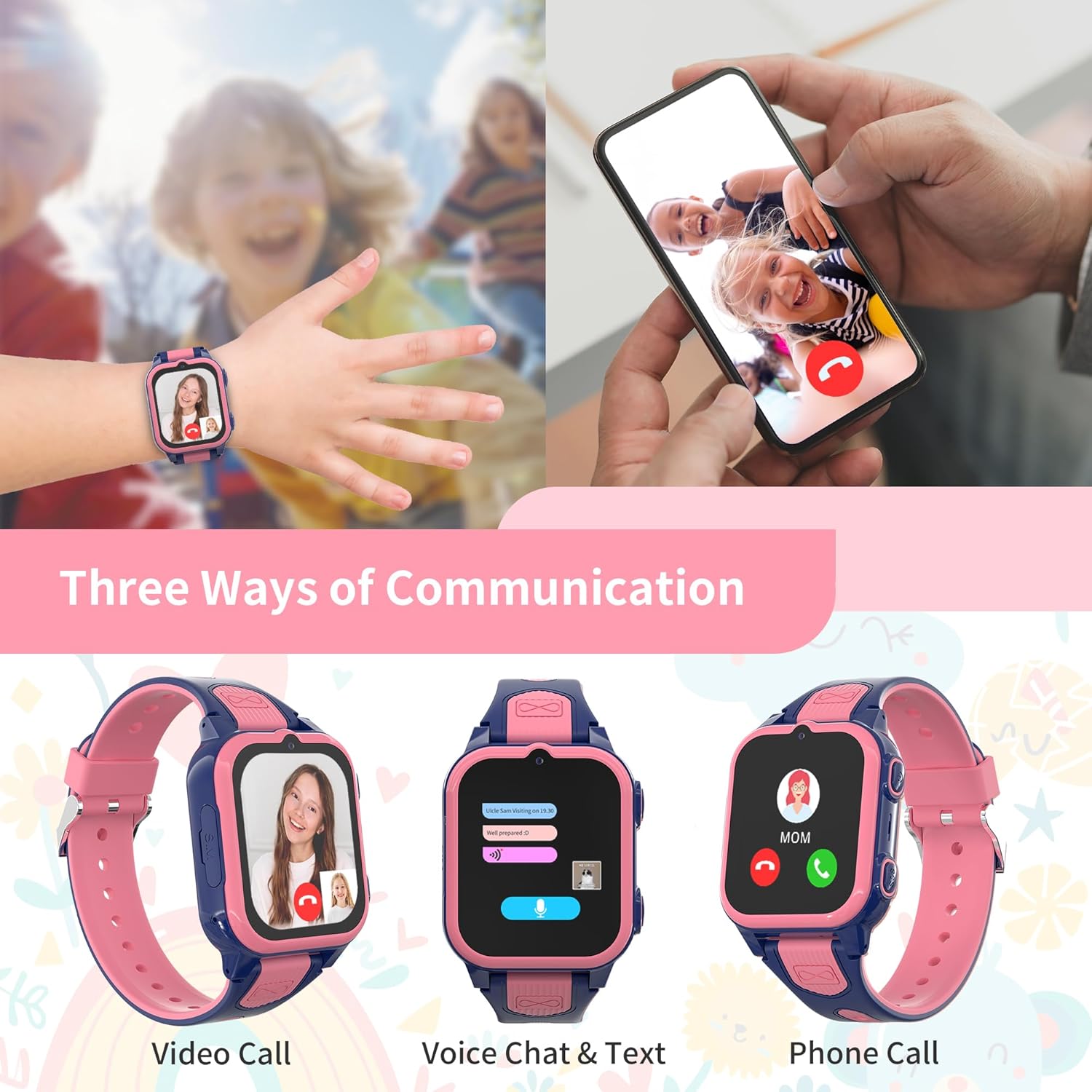 4G Kids Smart Watch with GPS T - Smartwatch Watches Kids avis et prix