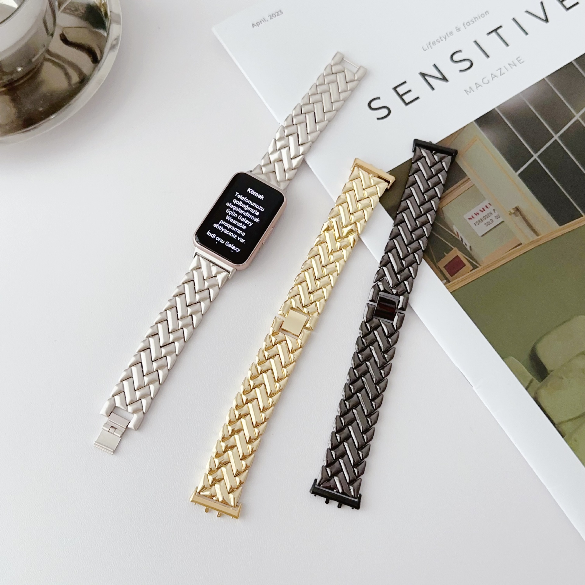 New Wristband Metal Strap for  - Smartwatch New Watches For Women avis et prix